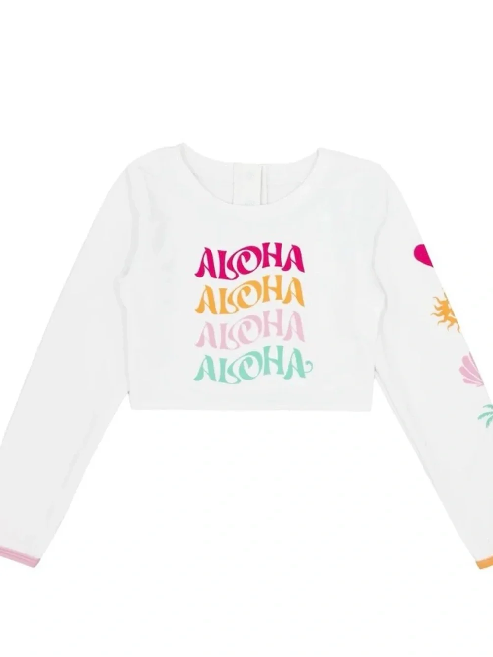 Feather 4 Arrow girls swim top Aloha